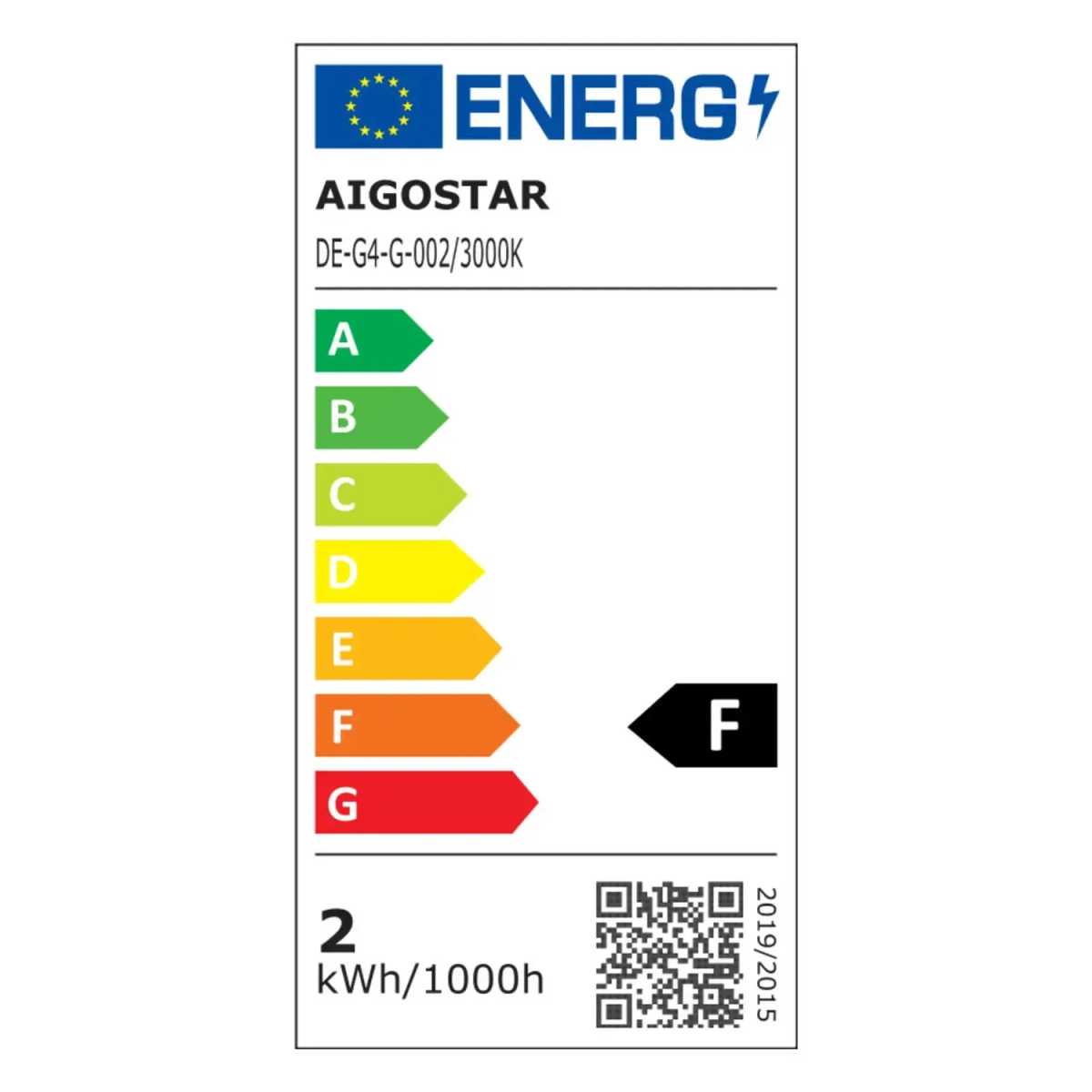 Λάμπα LED G4 2W 3000K Θερμό Φως 200lm Aigostar - Image 5