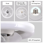 LED Φωτιστικό Οροφής 60W Με Ανεμιστήρα E27 360° Dimmable Με Τηλεχειριστήριο - Image 3