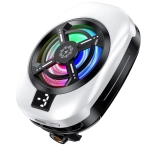 Μαγνητικό Ανεμιστηράκι Ψύξης Κινητού Με Κλιπ Και RGB Φωτισμό Type-C MOXOM MX-CP07