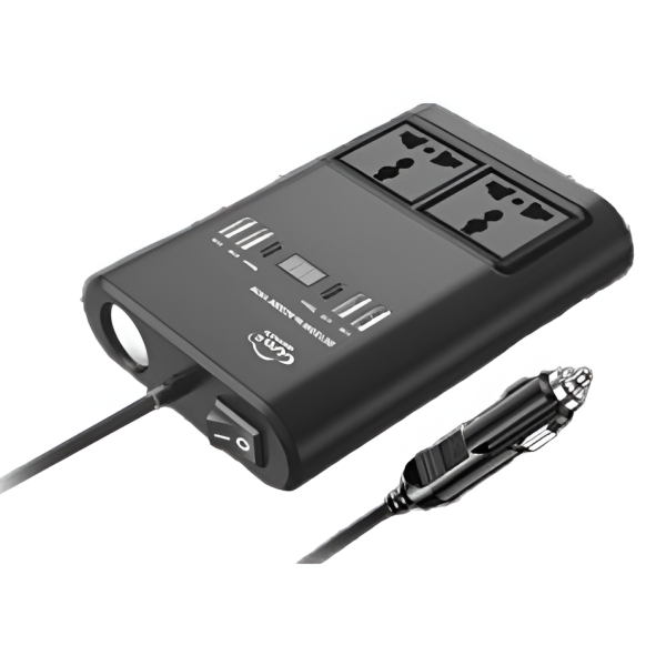 Μετατροπέας Ρεύματος Αυτοκινήτου 12V Σε 220V Με 2 Πρίζες Και USB SDS-28754
