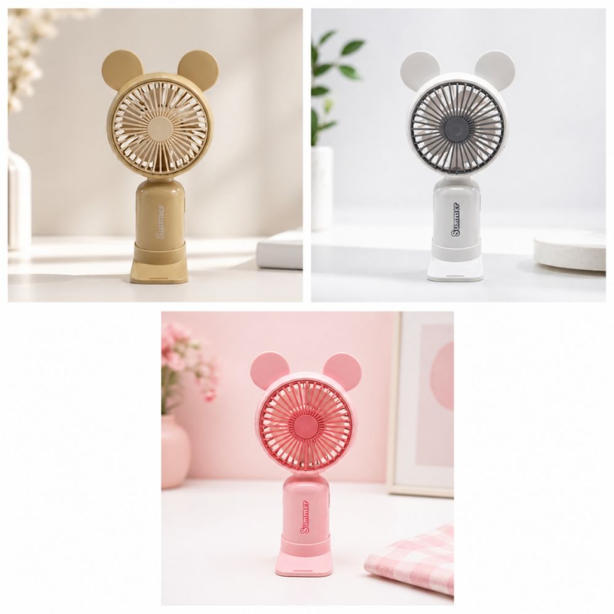 Μίνι Επαναφορτιζόμενο Ανεμιστηράκι 933-158D