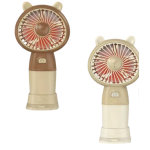 Μίνι Επαναφορτιζόμενο Ανεμιστηράκι με Αυτάκια Αρκουδάκι