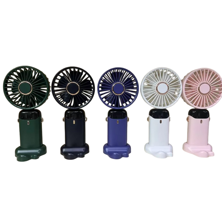 Μίνι Επαναφορτιζόμενος Ανεμιστήρας Χειρός με 5 Ταχύτητες