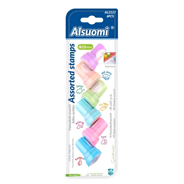 Παιδικές Σφραγίδες Σετ 6 Τεμαχίων Alsuomi AL2127