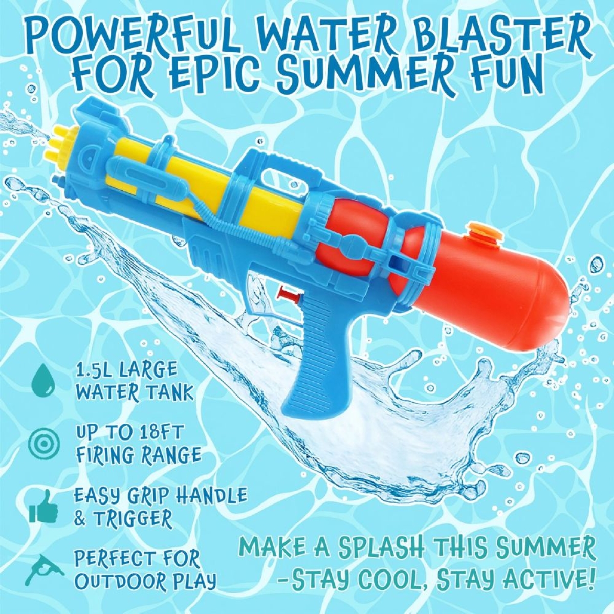 Παιδικό Νεροπίστολο 58cm με Μεγάλο Δοχείο – 95544