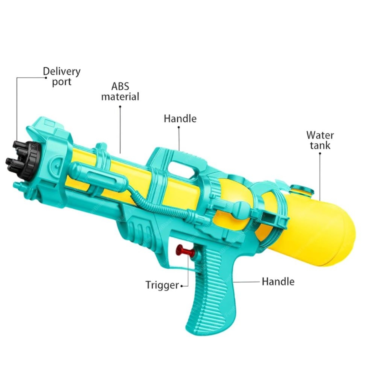 Παιδικό Νεροπίστολο 58cm με Μεγάλο Δοχείο – 95544