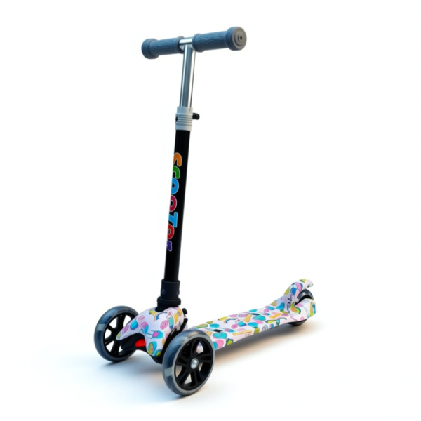 Παιδικό Πατίνι Scooter με Flash LED Τροχούς – Fun Pattern Design