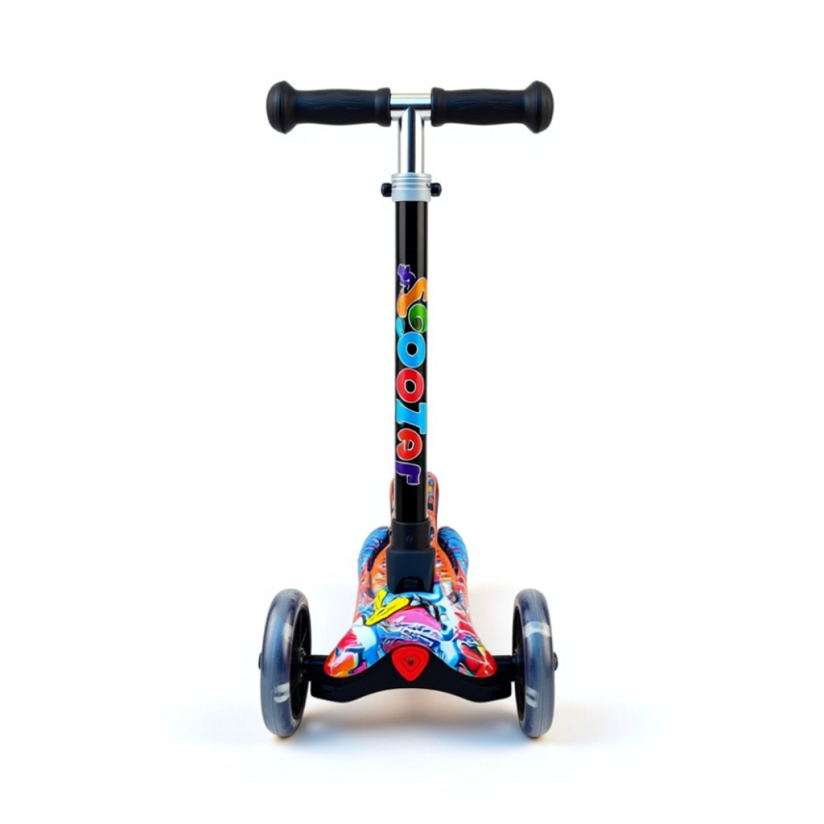 Παιδικό Πατίνι Scooter με Flash LED Τροχούς – Graffiti Street Design