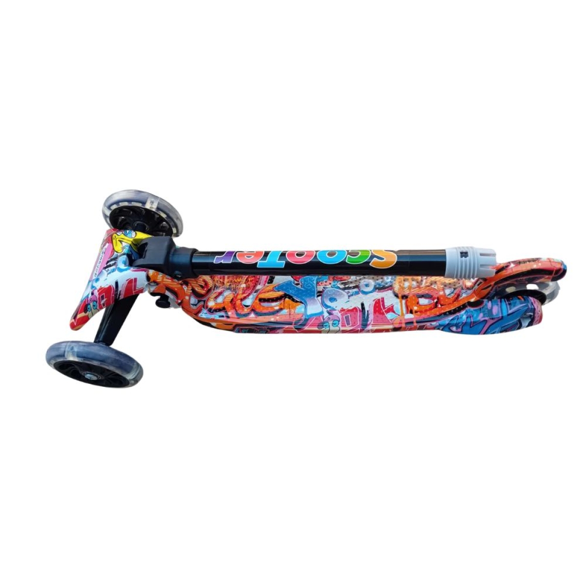 Παιδικό Πατίνι Scooter με Flash LED Τροχούς – Graffiti Street Design
