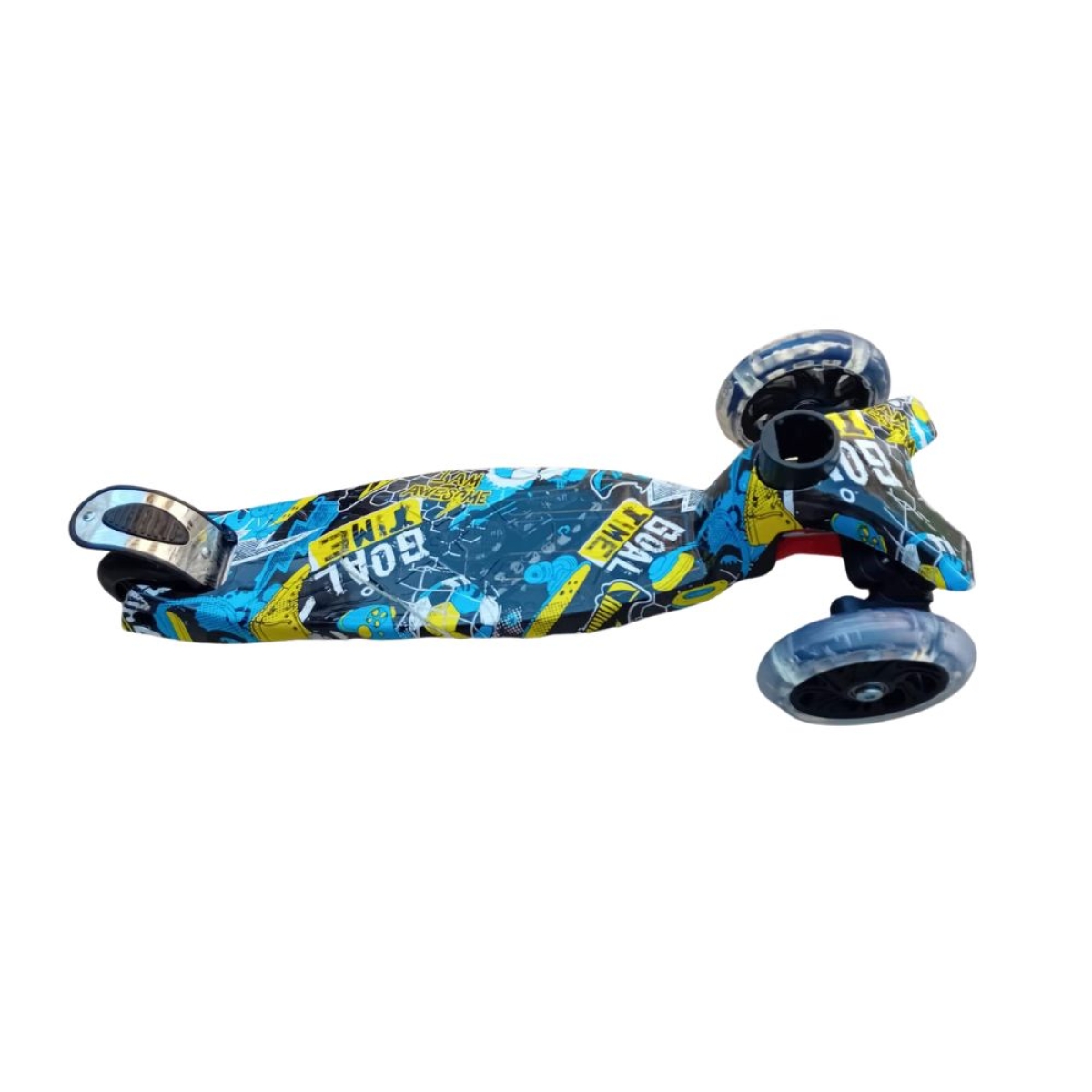 Παιδικό Πατίνι Scooter με Flash LED Τροχούς – Urban Blue Graffiti