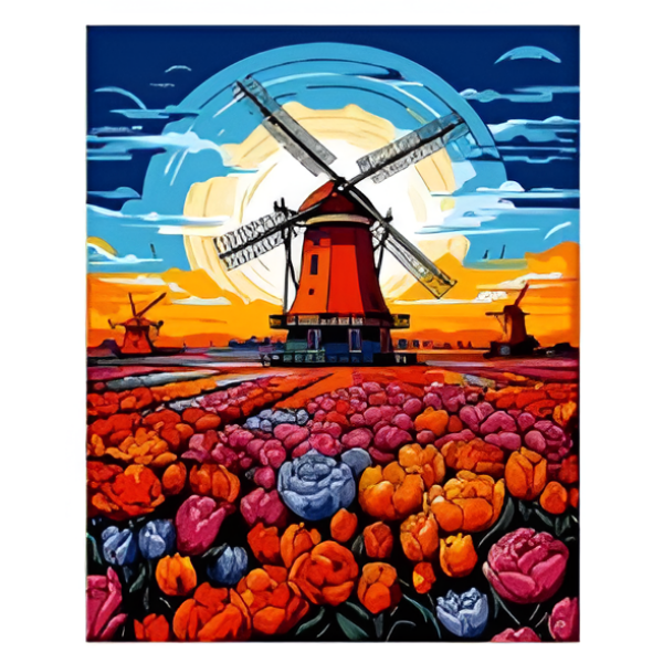 Παιδικός Πίνακας Ζωγραφικής Με Αριθμούς DIY 65x50cm AL6583