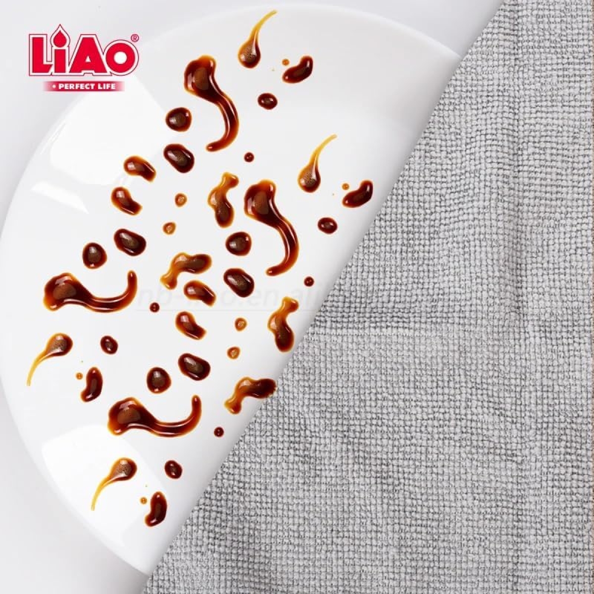 Πανιά Καθαρισμού Microfiber 30x30cm Σετ 3 Τεμαχίων Liao G130019 - Image 6