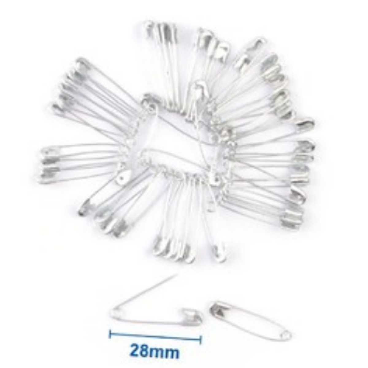 Παραμάνες Ασφαλείας 28mm 60τεμ Motarro MA005-2