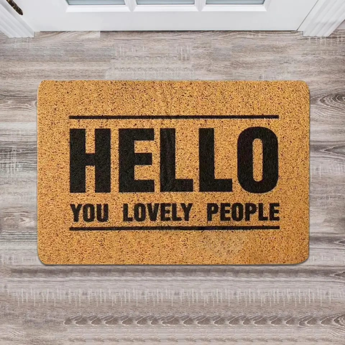 Πατάκι Εισόδου Hello You Lovely People 48x78cm X-6244 - Image 2