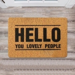 Πατάκι Εισόδου Hello You Lovely People 48x78cm X-6244 - Image 2