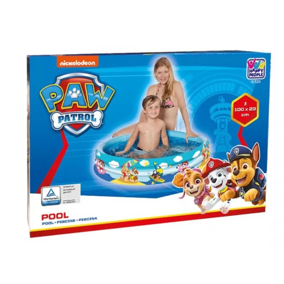 Πισίνα Φουσκωτή Paw Patrol ø100x23cm Paw Patrol 16320