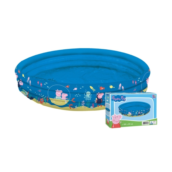 Πισίνα Φουσκωτή Peppa ø100x23cm 16260