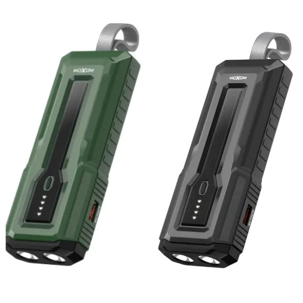 Power Bank 2 Σε 1 10000mAh Με Φακό Και PD 20W Moxom MX-PB133