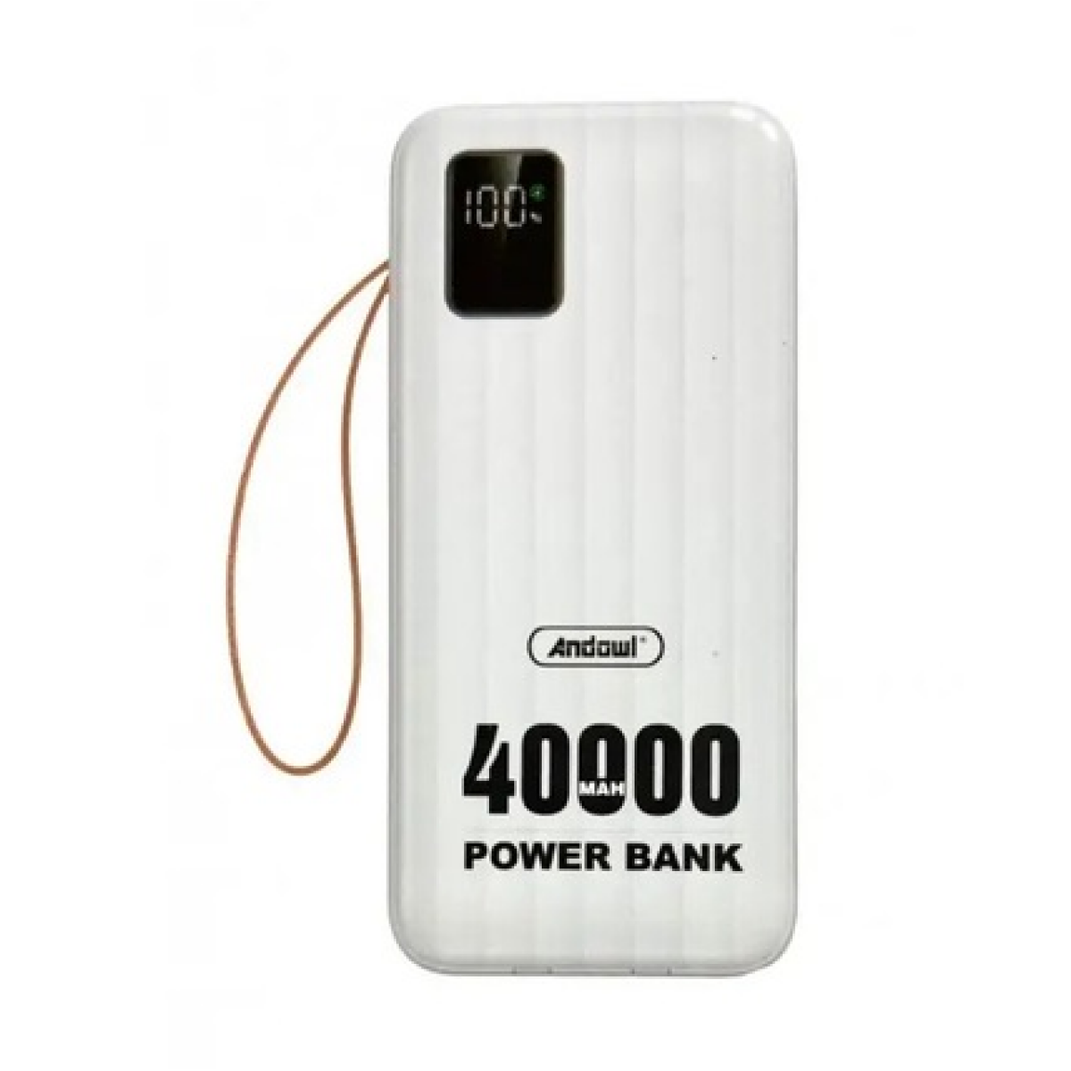 Power Bank 40000mAh Με LED Οθόνη Και USB-C / Lightning Andowl Q-TD81 - Image 2