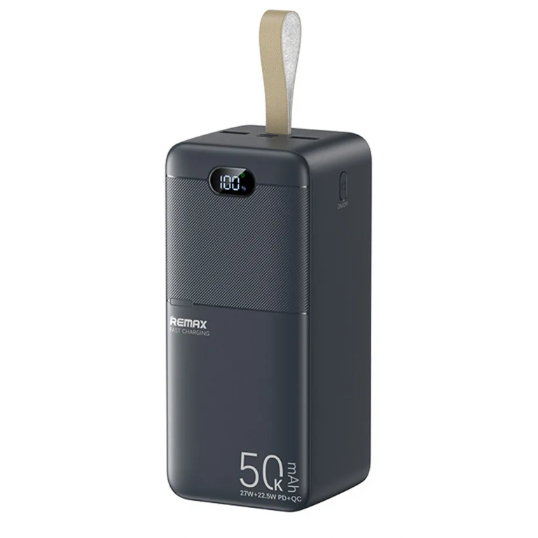 Power Bank 50000mAh PD 27W Και QC 22.5W Remax RPP-117