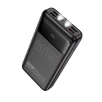 Power Bank HOCO DB81 30000mAh 65W Apollo Edge με Φακό – 4xUSB / 2xType-C, Μαύρο