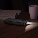 Power Bank HOCO DB81 30000mAh 65W Apollo Edge με Φακό – 4xUSB / 2xType-C, Μαύρο