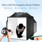 Πτυσσόμενο Photo Box 40cm Με LED Φωτισμό 72W Και 4 Φόντα Puluz PU5042EU - Image 2