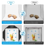 Πτυσσόμενο Photo Box 40cm Με LED Φωτισμό 72W Και 4 Φόντα Puluz PU5042EU - Image 10