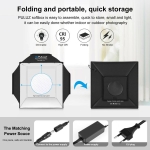 Πτυσσόμενο Photo Box 40cm Με LED Φωτισμό 72W Και 4 Φόντα Puluz PU5042EU - Image 9