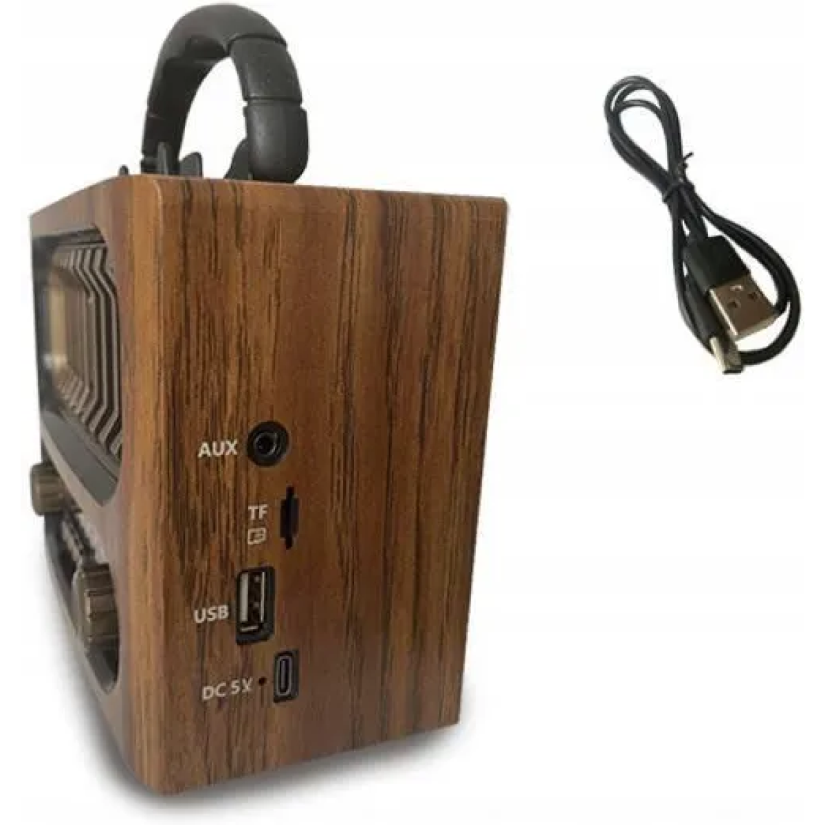 Ρετρό Επαναφορτιζόμενο Ραδιόφωνο Bluetooth USB SD MK-261BT - Image 6
