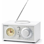 Ρετρό Ξύλινο Ηχείο Bluetooth Με Ραδιόφωνο FM/AM/SW Και Ρολόι NS-808BT - Image 5