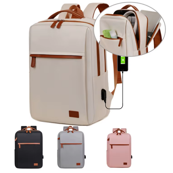 Σακίδιο Πλάτης Καμπίνας 41x30x15cm Με Θήκη Laptop Και USB Motarro MYD274-2