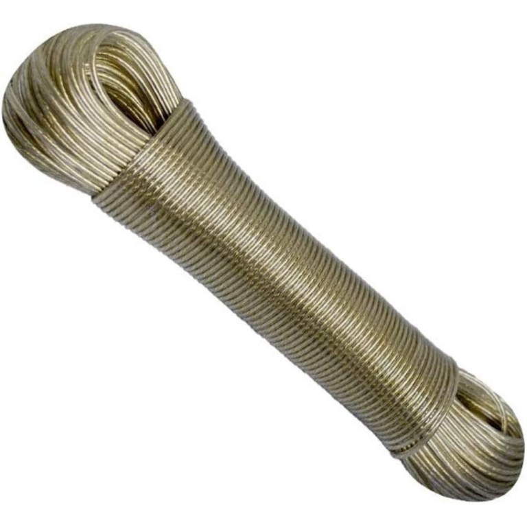 Σχοινί Απλώματος Ρούχων Πλαστικοποιημένο με Σύρμα 3mm x 20m