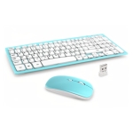 Σετ Ασύρματο Πληκτρολόγιο & Ποντίκι Andowl Q-7003 – Μπλε