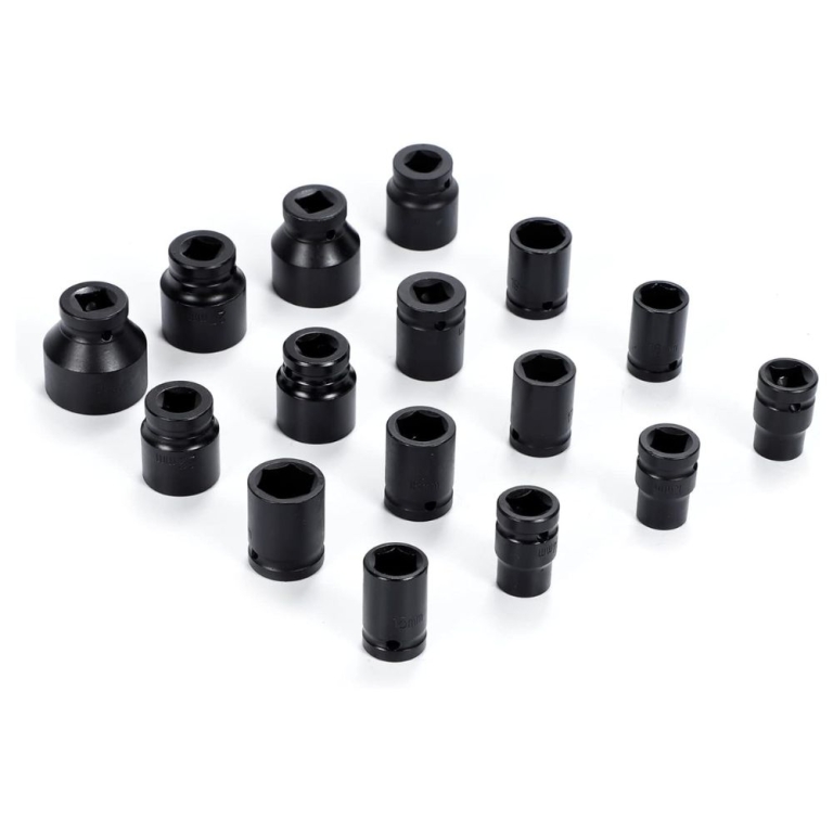 Σετ Εξάγωνα Καρυδάκια Κρούσης Μακριά & Κοντά 1/2" 35 Τεμ.