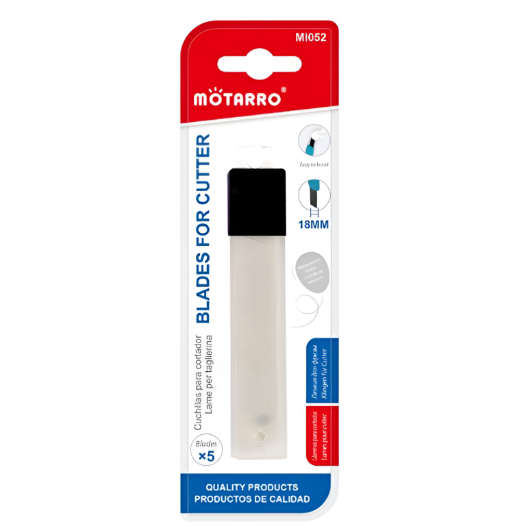 Σετ Λάμες Κοπιδιού 18mm 5τμχ Motarro MI052