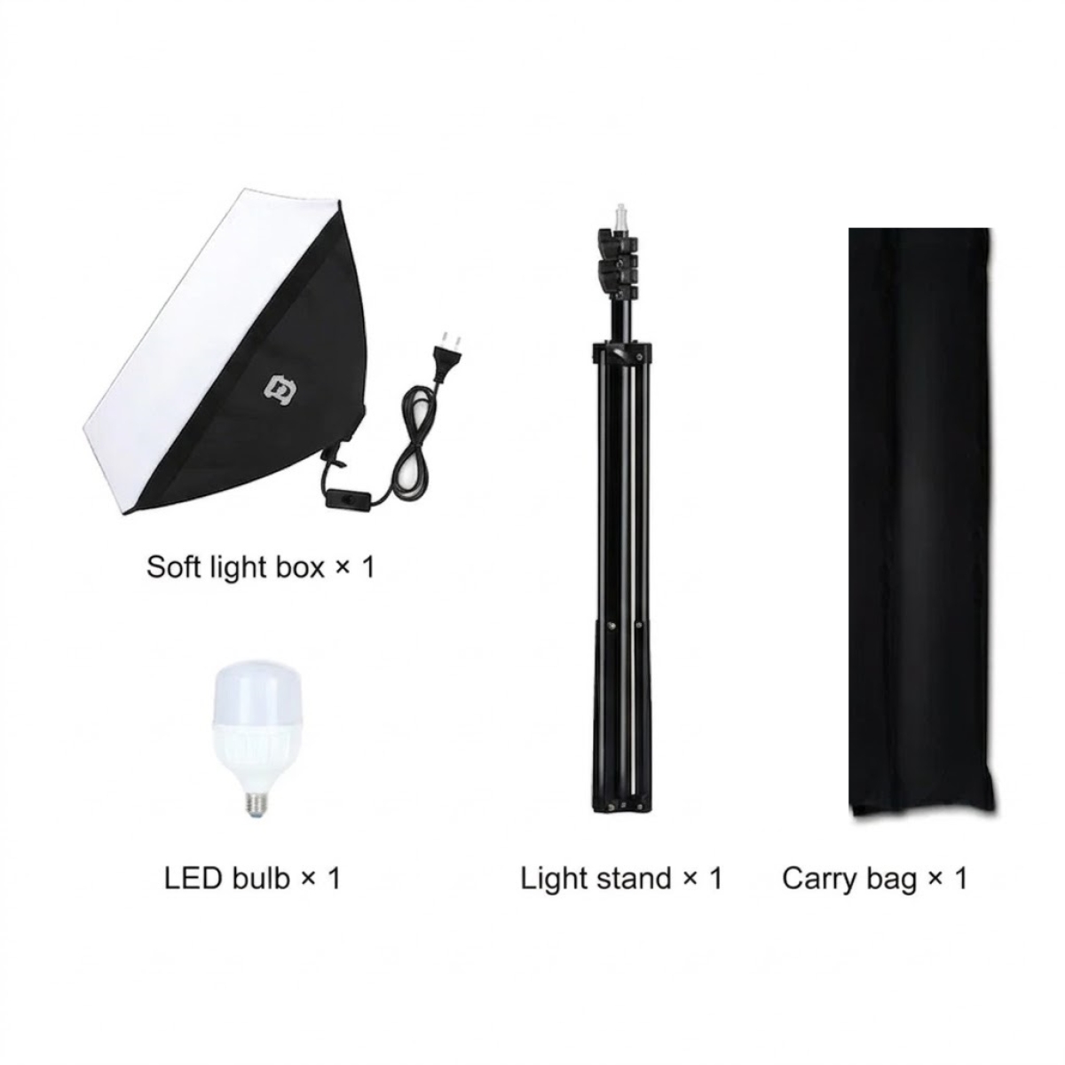 Σετ Softbox Φωτισμού 50x70cm Με LED Λάμπα 30W Και Τρίποδο Puluz PU5070EU - Image 8