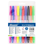 Σετ Στυλό Διαρκείας 10 Τεμαχίων Πολύχρωμα 1.0mm Alsuomi AL3248