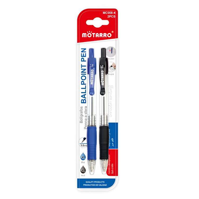 Σετ Στυλό Διαρκείας 2τμχ 1.0mm Motarro MC008-4