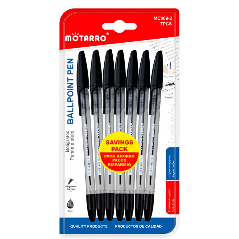 Σετ Στυλό Διαρκείας 7τμχ 1.0mm Motarro MC009-2