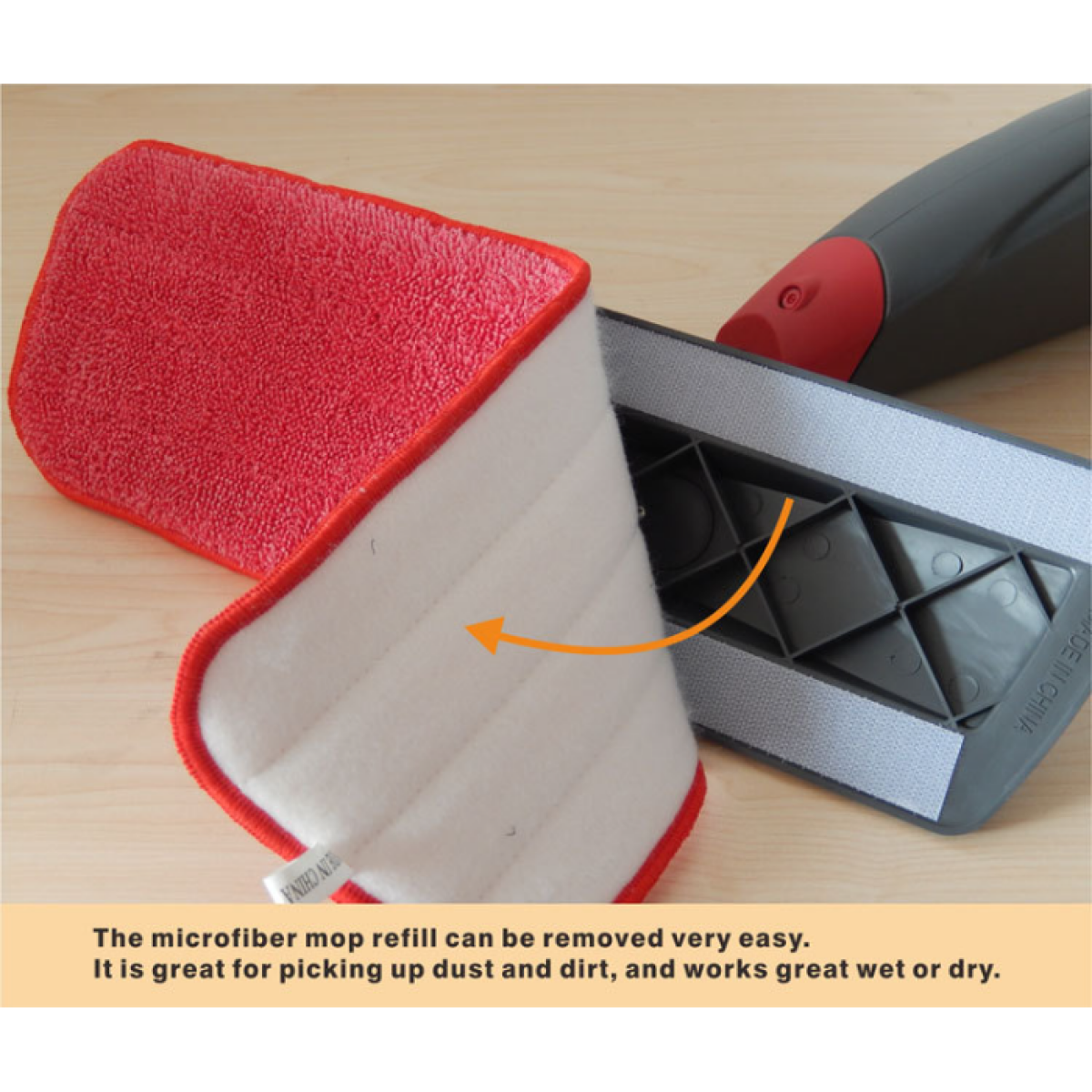Σφουγγαρίστρα Spray Microfiber Με Δοχείο Νερού 700ml Liao A130002 - Image 9