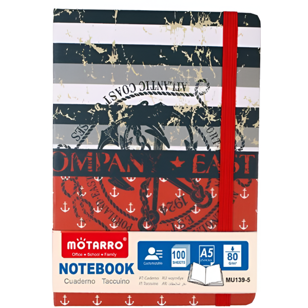 Σημειωματάριο A5 100 Φύλλων Motarro MU139-5