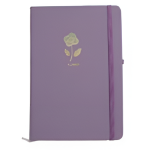 Σημειωματάριο A5 Flower Με PU Εξώφυλλο Και Λάστιχο 80 Φύλλα Alsuomi AL9778