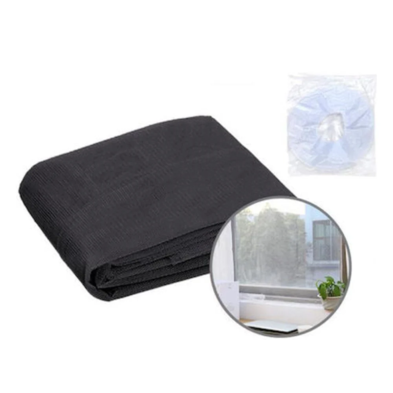 Σίτα Κουνουπιέρα Παραθύρου Μαύρη 130x150cm 3280158