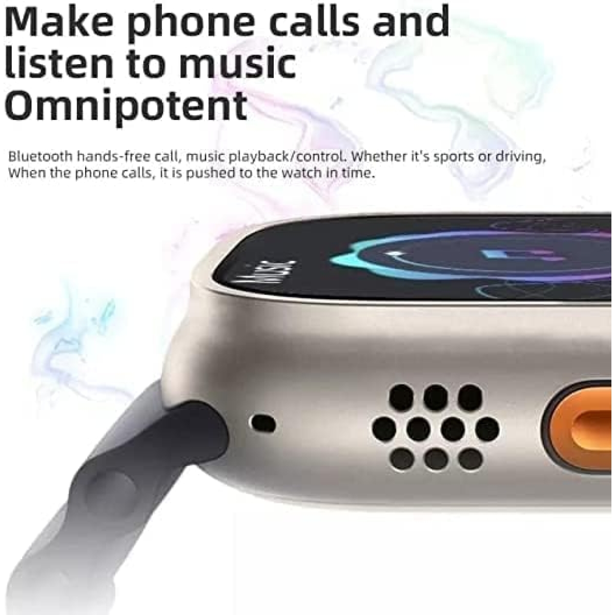 Smartwatch Ultra 7 Σε 1 Με Κλήσεις Bluetooth Και 3 Λουράκια C26 Ultra 2 - Image 3