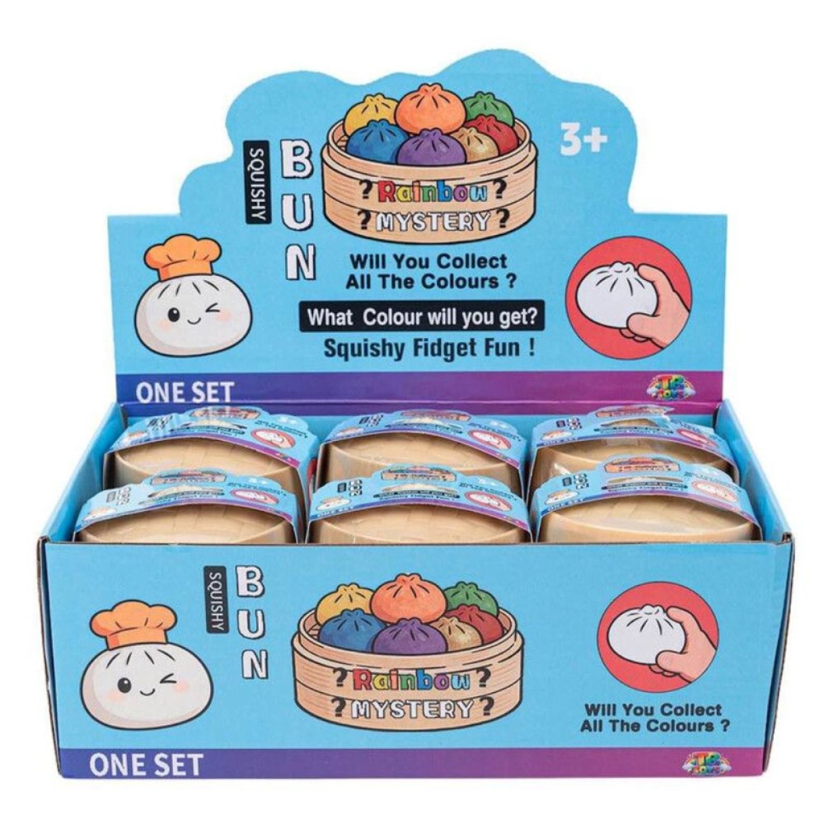 Squishy Dumpling Anti-Stress Παιχνίδι Σετ 12 Τεμαχίων