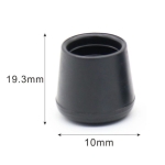 Τάπες Tpster Στρογγυλές με Εξωτερικό Πλαίσιο & Διάμετρο 10mm 8τμχ 17244