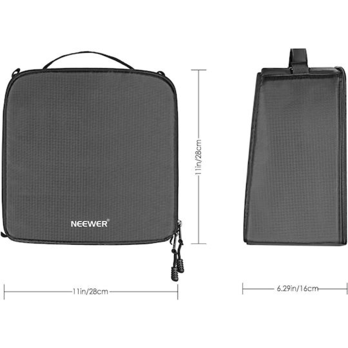 Θήκη Φωτογραφικού Φακού Με Ρυθμιζόμενα Διαχωριστικά Και Προστασία Shockproof Μαύρη Neewer - Image 5