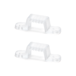 Βάσεις Στήριξης LED Ταινίας 8mm Διάφανες Σετ 2 Τεμαχίων Aigostar