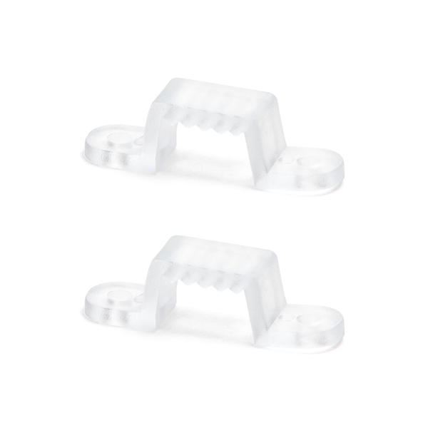 Βάσεις Στήριξης LED Ταινίας 8mm Διάφανες Σετ 2 Τεμαχίων Aigostar